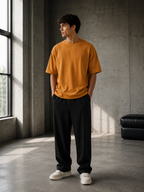 Designed Drop Ts-Brown