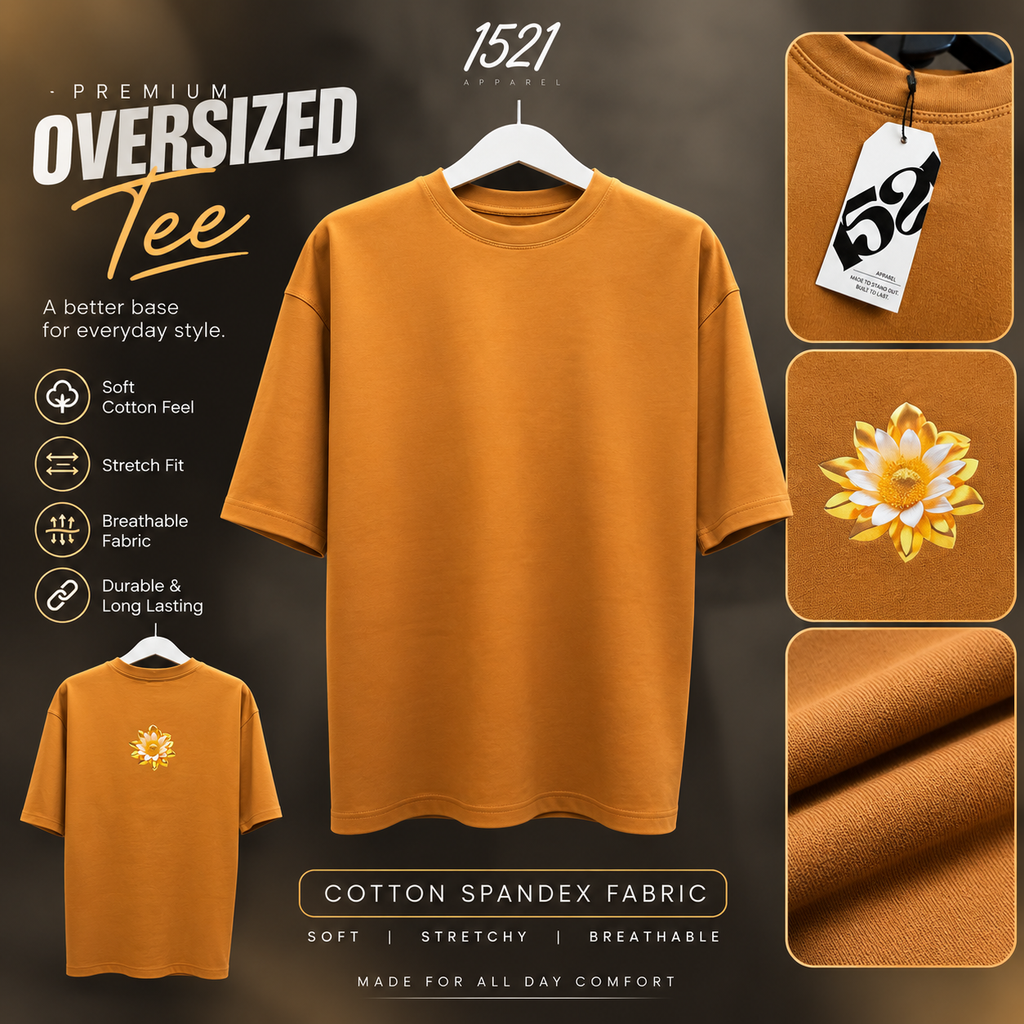 Designed Drop Ts-Brown