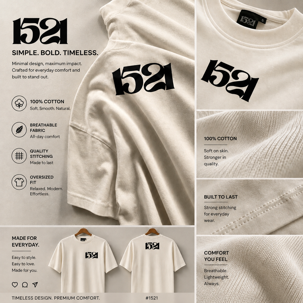 Cotton Interlock T-Shirt - White