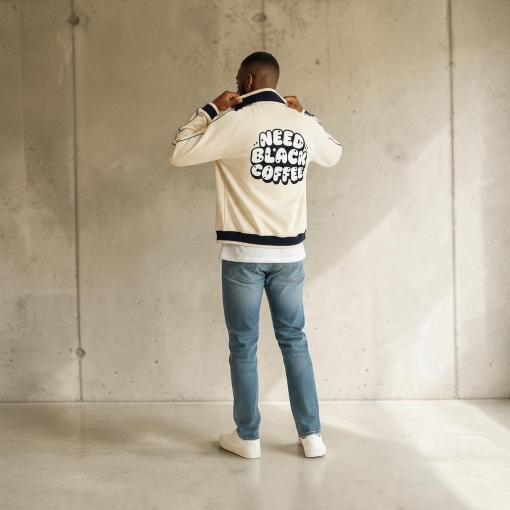 Color Block Raglan Sleeve Zip Track Jacket