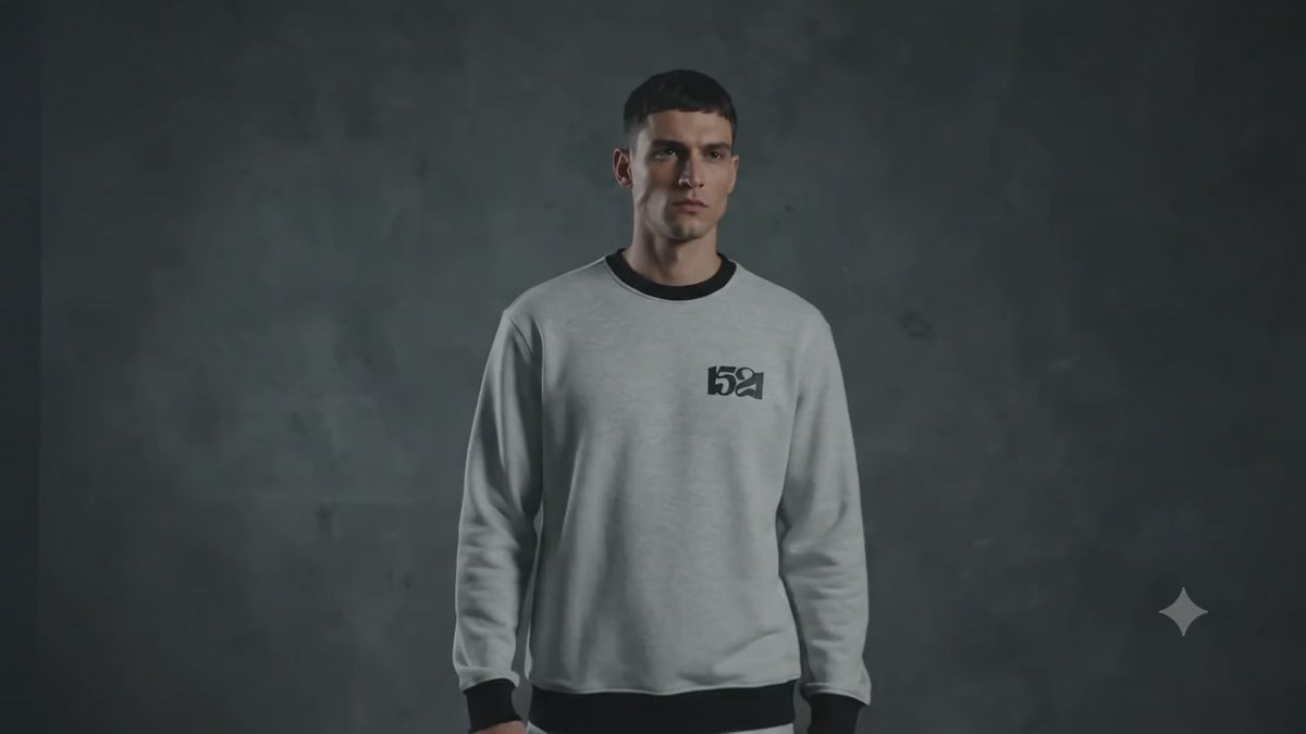 Grey Sweat-Suite Set