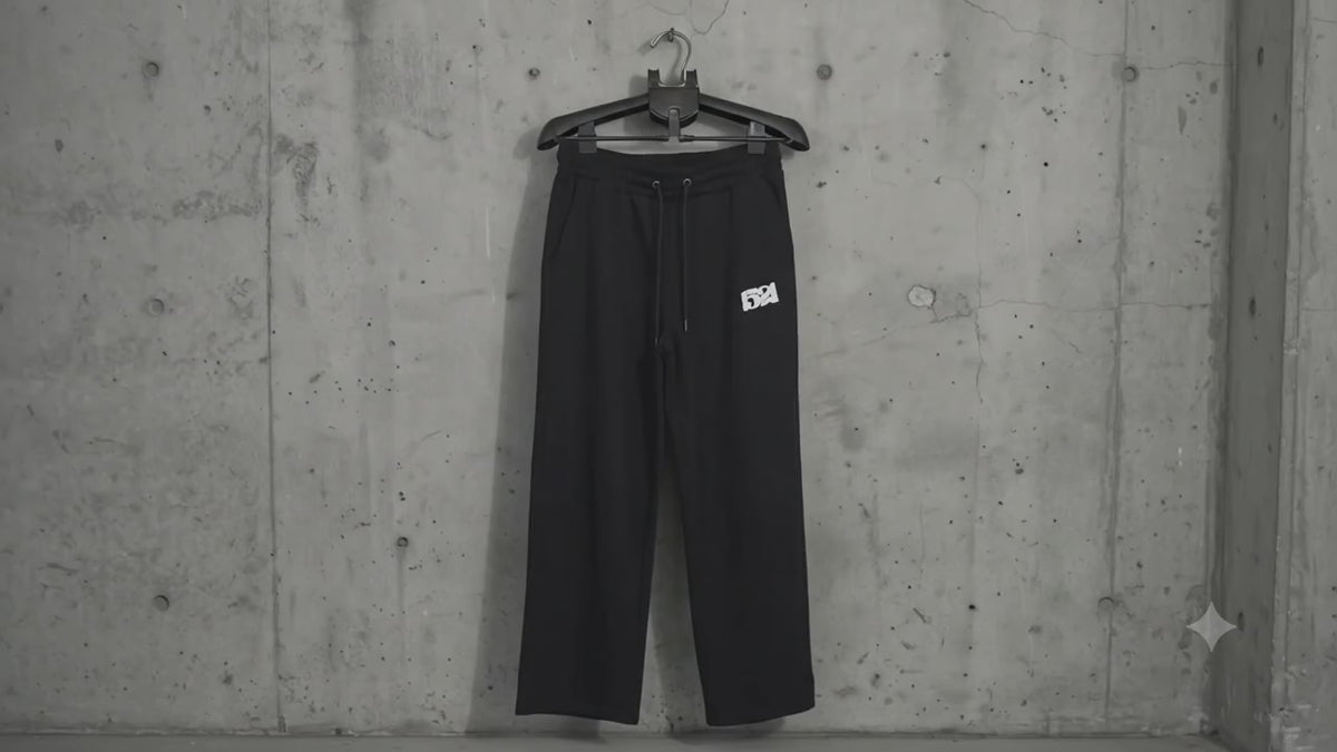 Black Sweat-Suite Set