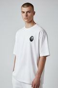 Designed Drop Ts - White